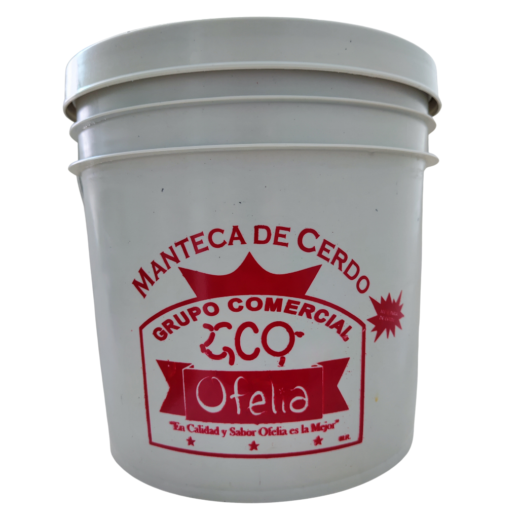 Manteca de cerdo GCO cubeta de 6.5 Kg