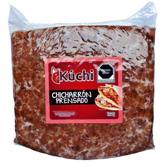 Chicharrón prensado de cerdo Kúchi de 2.5 Kg