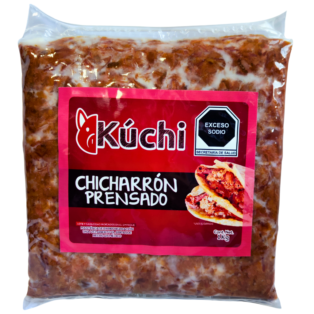 Chicharrón prensado de cerdo Kúchi de 1 Kg